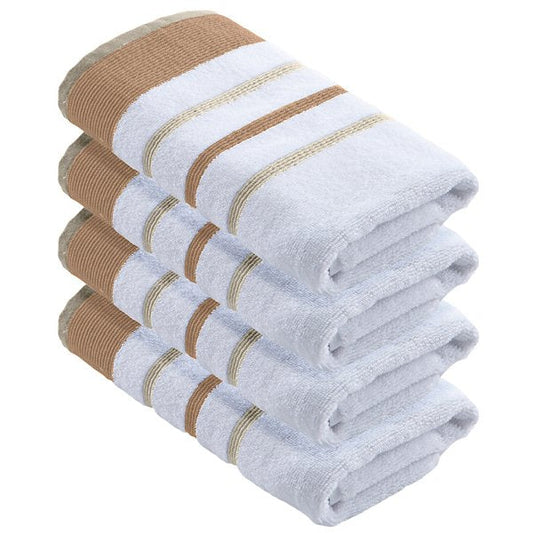 Luxurious Cotton Decorative 4-Piece Hand Towel Set